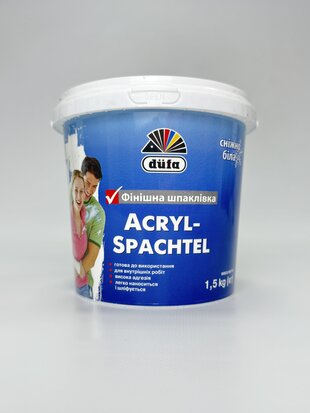 Шпаклівка Akril Spachtel Дюфа 1.5 кг