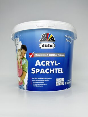 Шпаклівка Akril Spachtel Дюфа 8 кг