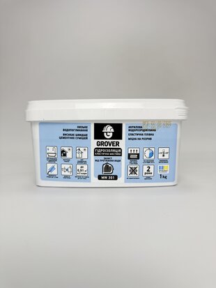 Мастика гідроізоляційна 1кг MW301 GROVER
