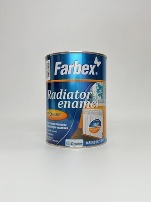 Емаль акрилова для радіаторів опалення ТМ "Farbex" 0.75 л