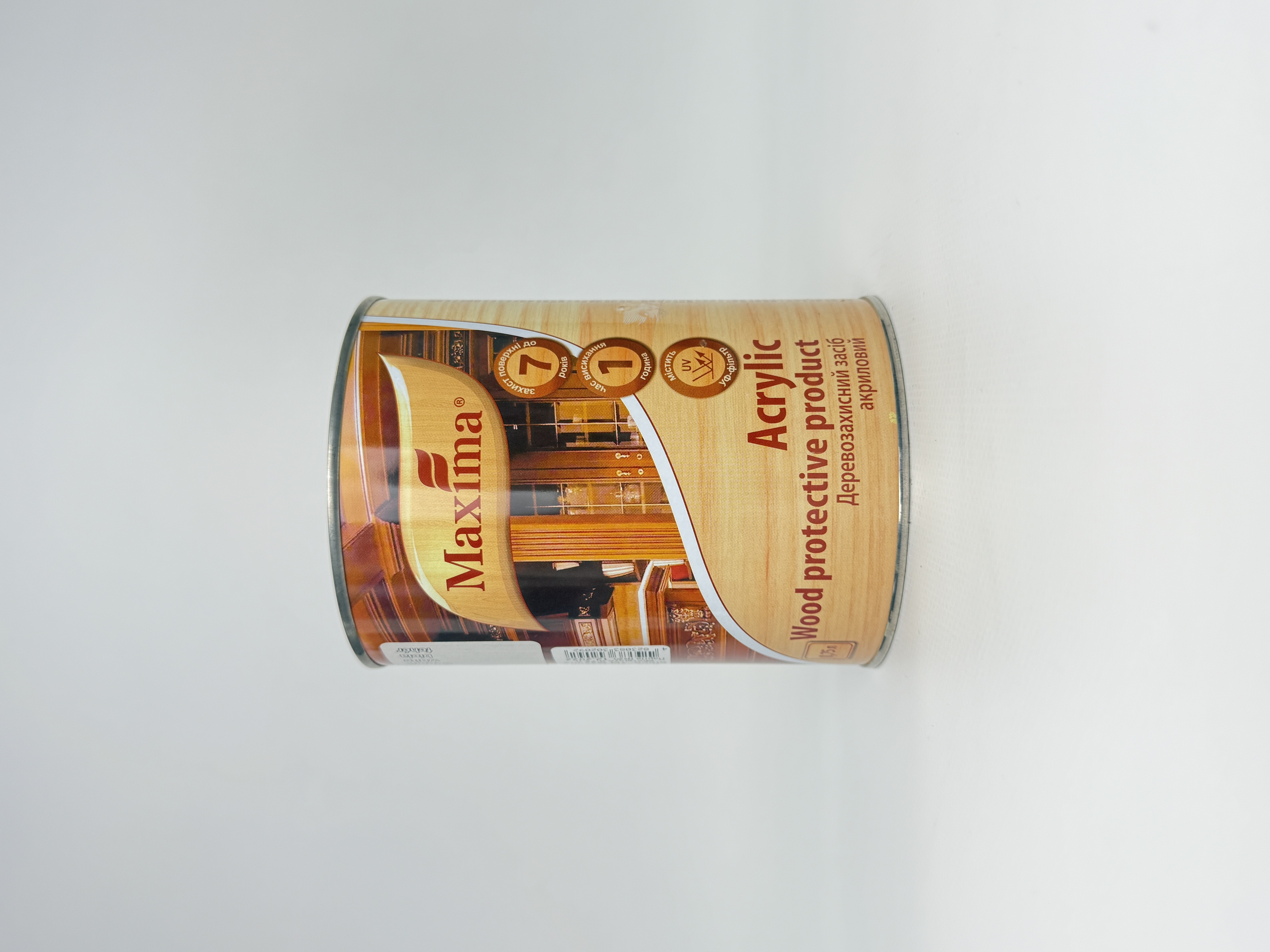 Деревозах. засіб акриловий. білий ТМ "Maxima" - 0.75 л