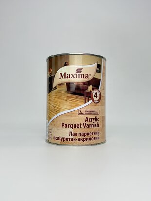 Лак паркет. поліурет.-акрил. "Acrylic parquet vаrnish" глянс. ТМ"Maxima"- 0.75л