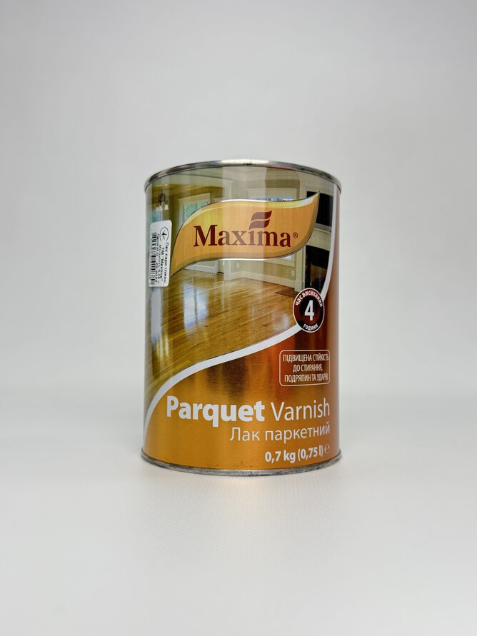 Лак паркетний алкідно-уретановий глянсовий ТМ "Maxima" - 0.75 л