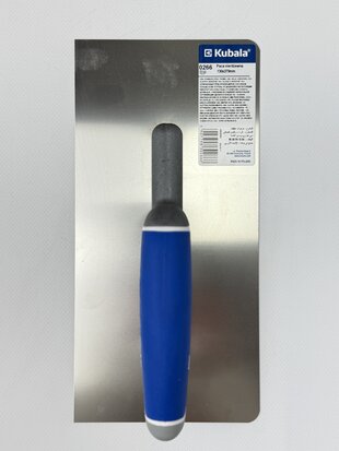 Терка KUBALA з нержав. сталі 130*270мм гладка з закругл. кінцями