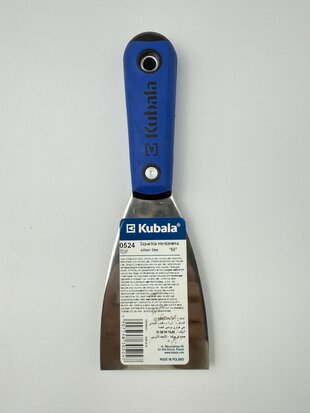 Шпатель KUBALA з нержав. сталі д/венеціанок 60мм резин. ручка