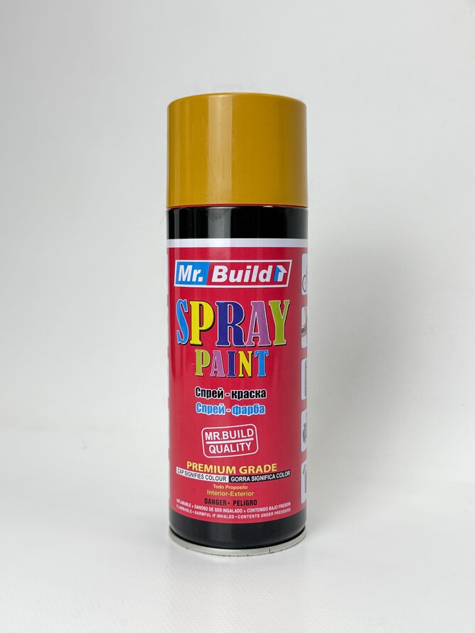 Фарба балон Mr.Build №37 кукурудзяно-жовтий Ral 1006 400 мл