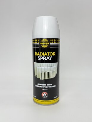 Фарба акрил. д/радіаторів ASMACO біла аер. 400мл