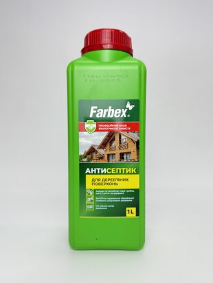 Антисептик для дерев'яних поверхонь ТМ "Farbex" 1 л