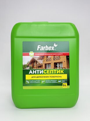 Антисептик для дерев'яних поверхонь ТМ "Farbex" 10 л
