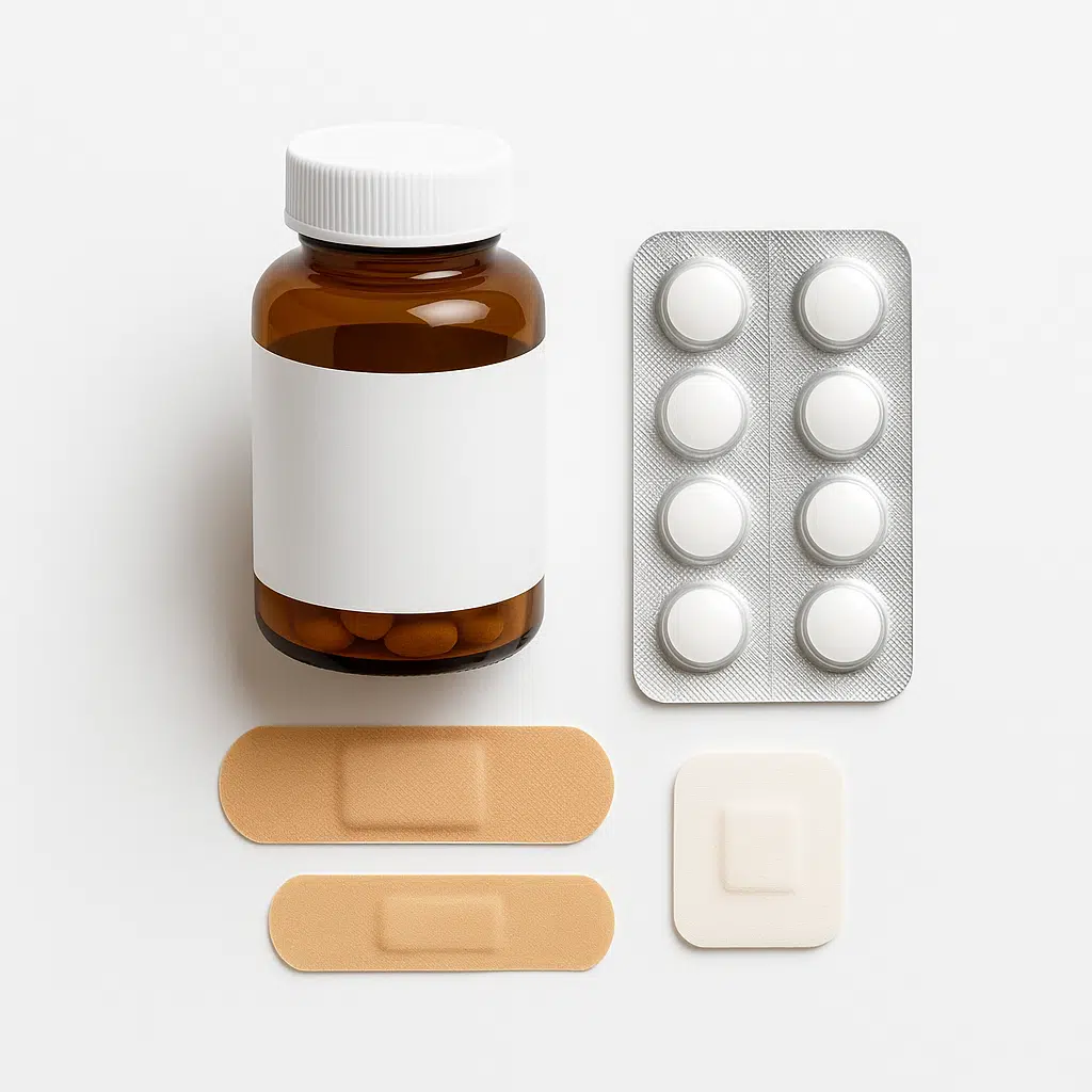 Пластирі, вітаміни: